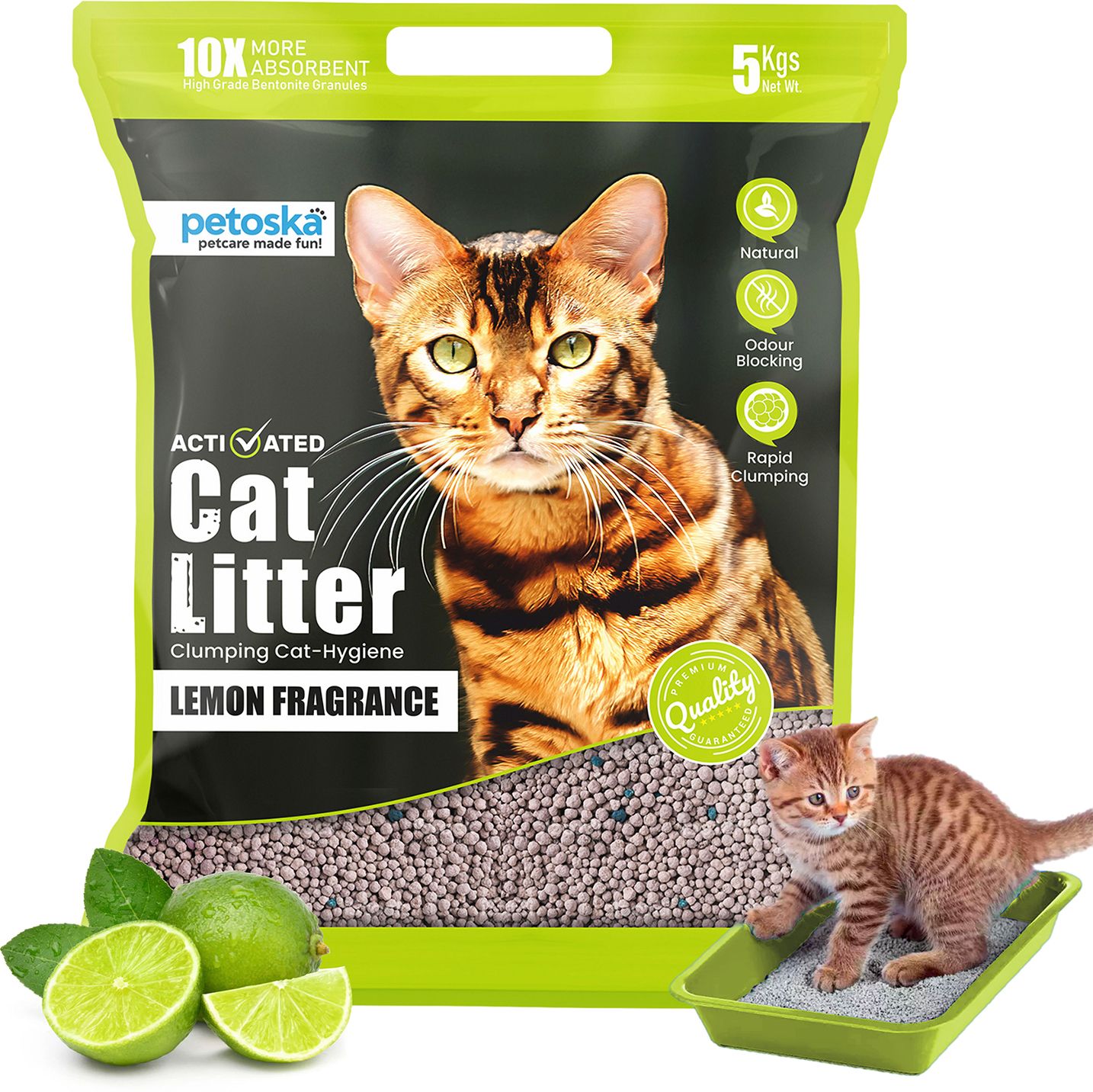 Lemon Fragrance Pet Litter Tray Refill-image-19