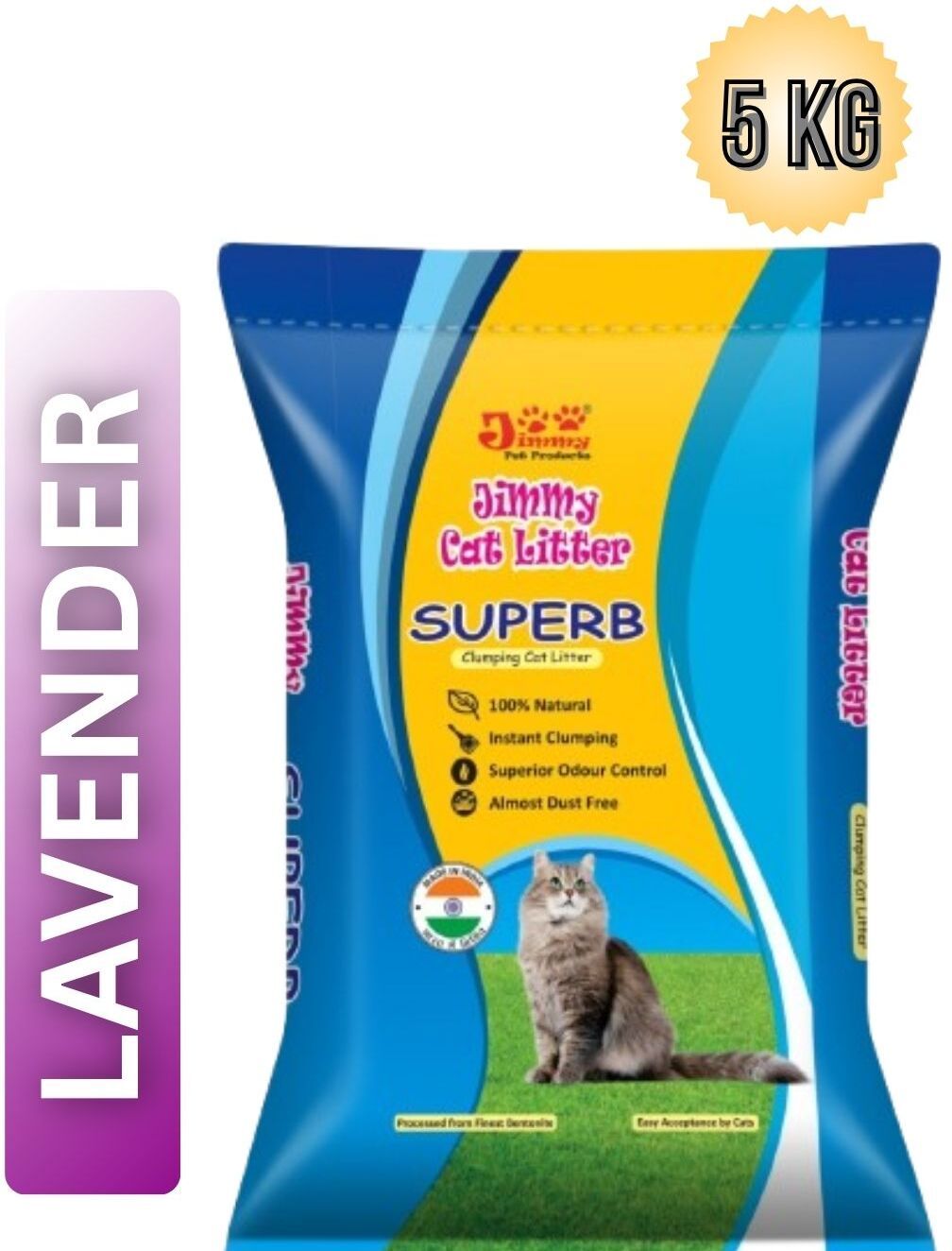 Advanced Cat Litter 5 Kg Long Lasting Supern Lavender Fragrance litter sand Pet Litter Tray Refill-image-25
