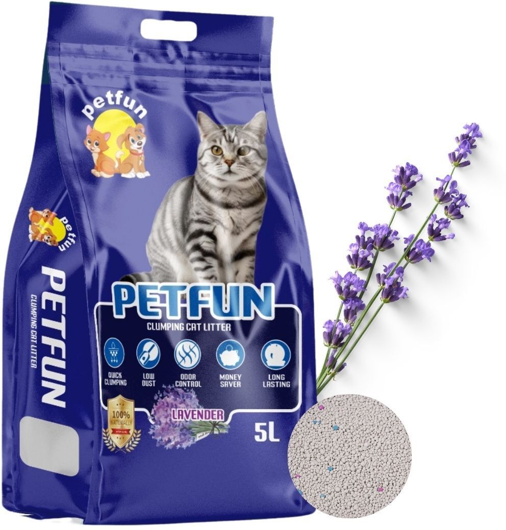 Cat Litter Sand high Absorption Odor Control & Easy Clumping Low Dust Pet Litter Tray Refill