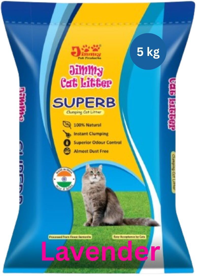 jimmy Fresh Lavender Pet Litter 5 Kg Easy Superb Cleaning Cat Litter Pet Litter Tray Refill-picture-46