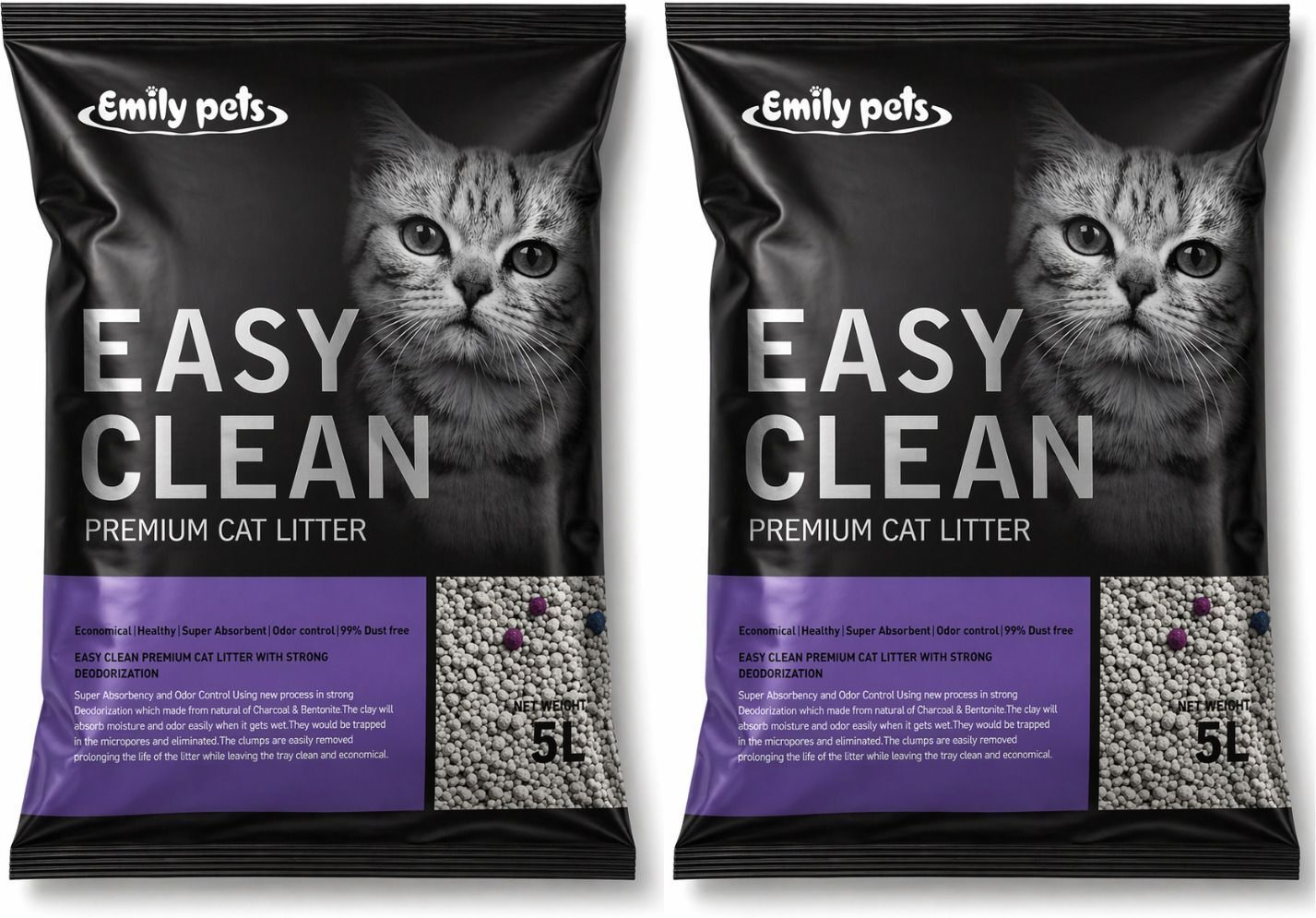Fresh Scented Bentonite Cat Litter (Lavender, 10 L) Pet Litter Tray Refill-image-46