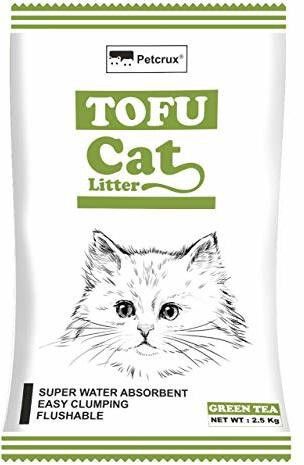 Tofu Cat Litter Natural Cat Litter Flushable Cat Litter Clumping Plant Cat Litter Ultra Odour Control Cat Litter Dust Free Low Tracking Cat Litter 6 L - 2.5 Kg (Green Tea -) Pet Litter Tray Refill-image-11
