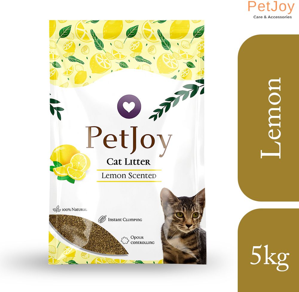 petjoy Cat Litter Inside | Pet Friendly Lemon Essential Oils | Pet Litter Tray Refill-picture-17