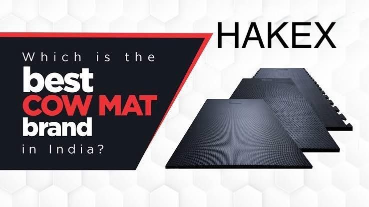 hakex COW MAT-Waterproof Rubber-Black27 (Mat 8*5 Feet) BPA Free For Horse- Cow, Dog, Hamster, Guinea Pig, Miniature Pig Pet Mat-picture-48
