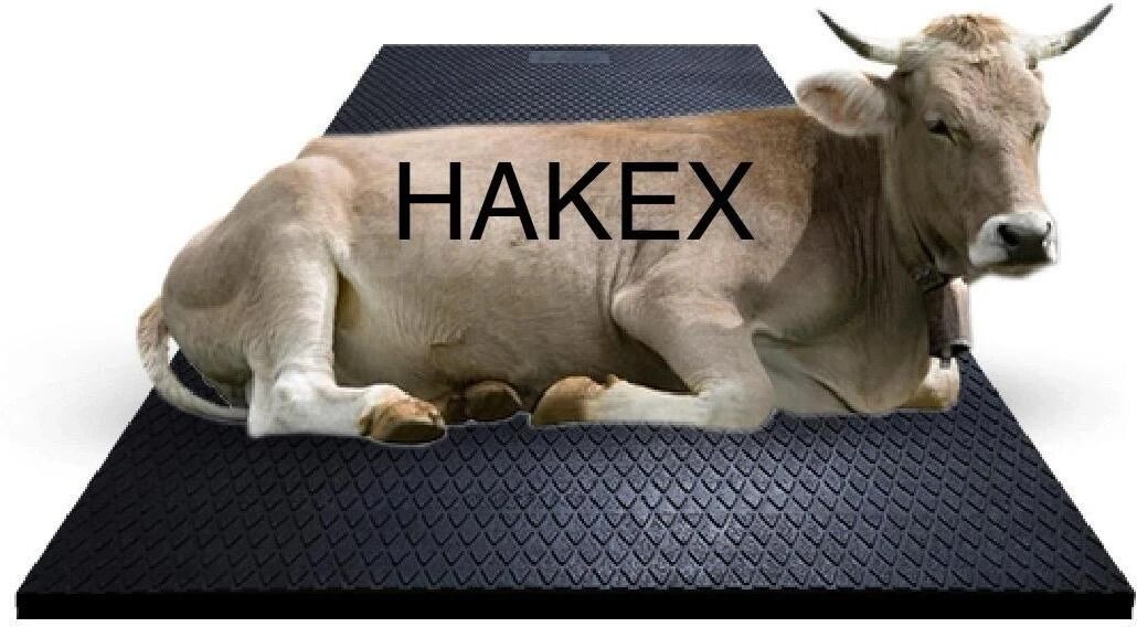 COW MAT-Waterproof Rubber-Black1 (Mat 8*5 Feet) BPA Free For Horse- | Cow, Dog, Hamster, Guinea Pig, Miniature Pig Pet Mat