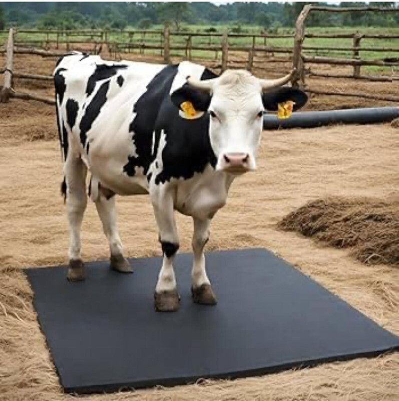 hakex COW MAT_Waterproof_Rubber (Mat 8*5 Feet) BPA Free For Horse Cow, Dog, Hamster, Guinea Pig, Miniature Pig Pet Mat-picture-39