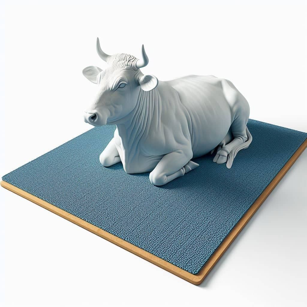 ursus COW Feeding Waterproof Rubber mat BPA Free for Cow, Buffalo, BLACK Cow, Dog, Cat, Guinea Pig, Tortoise Pet Mat-picture-45
