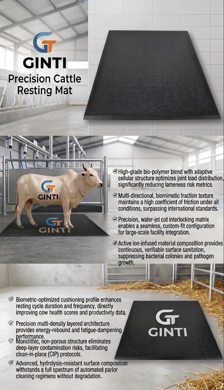 ginti Soft Cow Mat Cushioned Rubber Bedding for Dairy Animals(Black) Cat, Cow, Dog, Guinea Pig, Hamster, Miniature Pig, Rabbit, Tortoise Pet Mat-picture-32