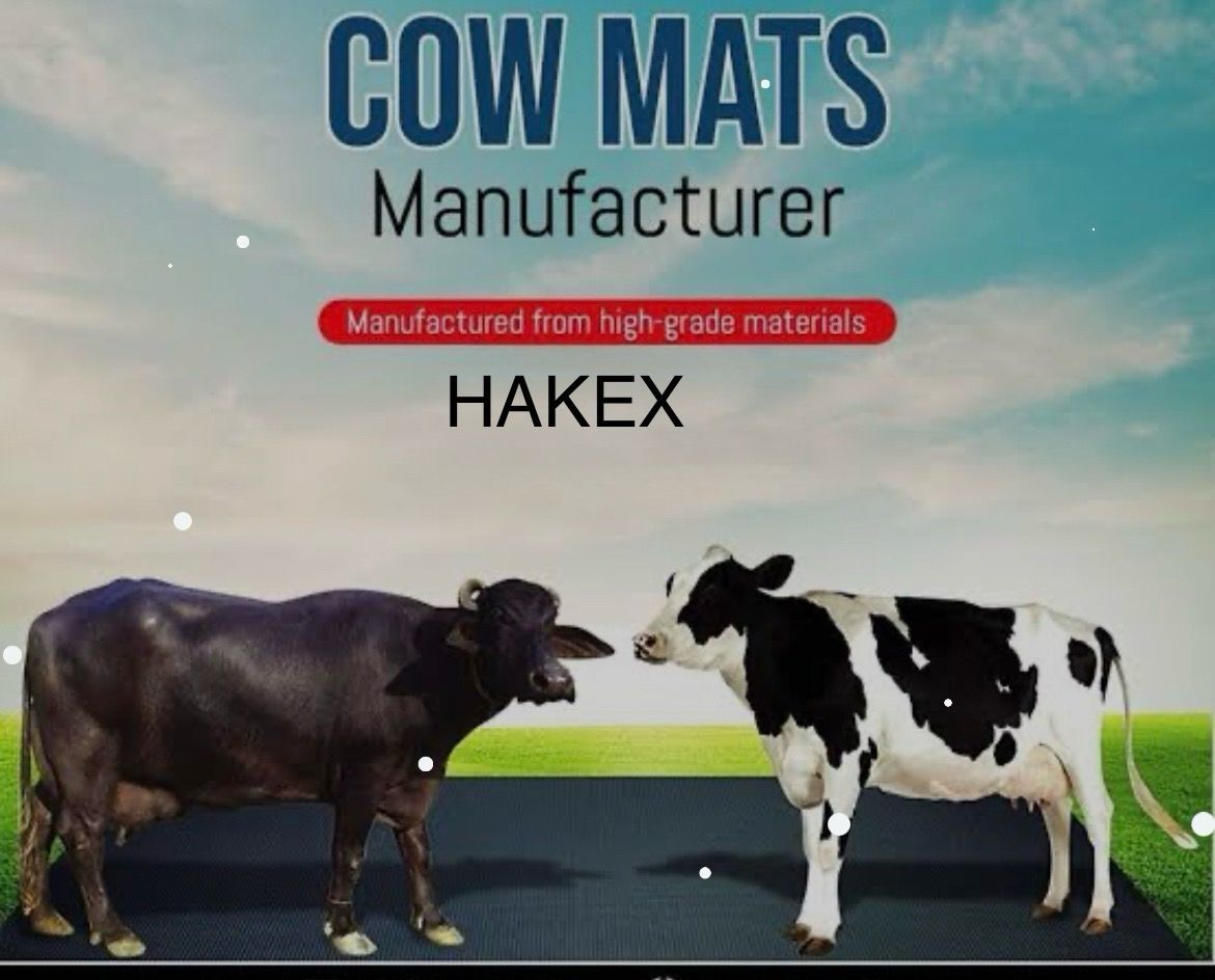 hakex A103Black Cow Mat For all animals, BPA Free, Easy Clean,Waterproof Size 8*5 | Cow, Hamster Pet Mat-picture-13