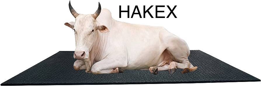 hakex A46Black Cow Mat For all animals, BPA Free, Easy Clean And Waterproof Size 8*5 | Cow, Hamster Pet Mat-picture-40