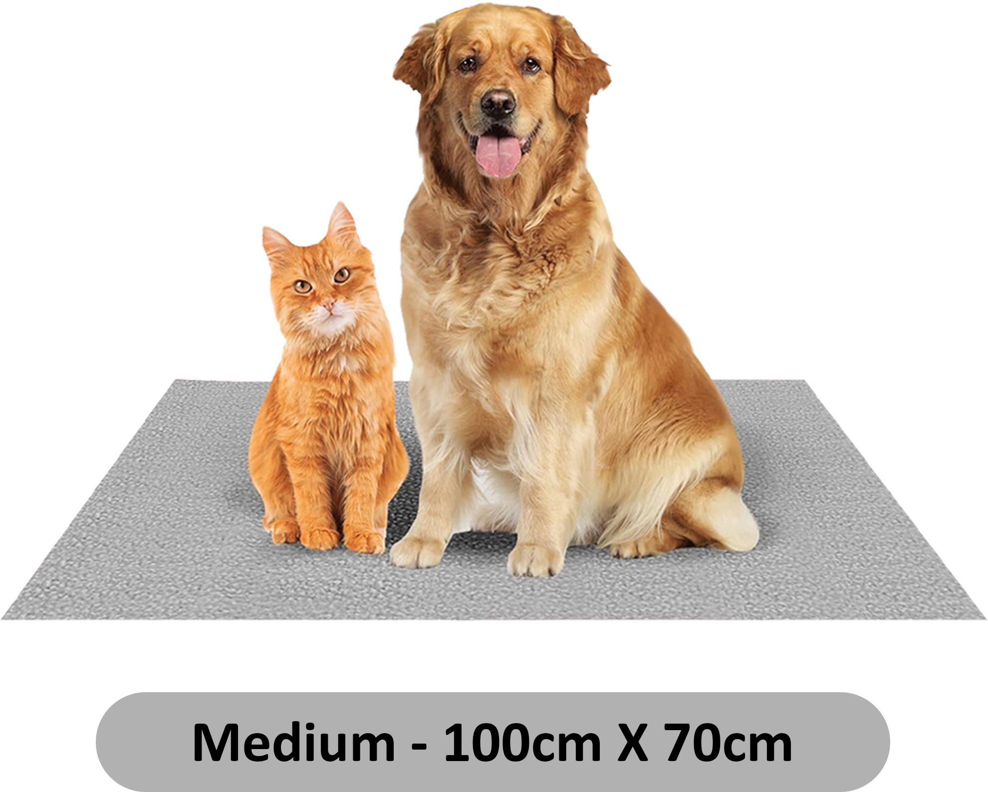 Reusable Washable Pee Pads-Puppies Washable Dog/Cat Diapers Grey Hamster, Rabbit, Tortoise Pet Mat-image-7