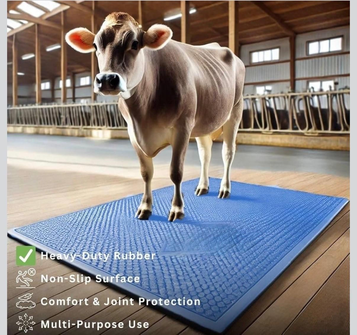 ginti DairyMaster Cow Mat Premium Flooring for Professional Farms Cat, Cow, Dog, Guinea Pig, Hamster, Miniature Pig, Rabbit, Tortoise Pet Mat-picture-11