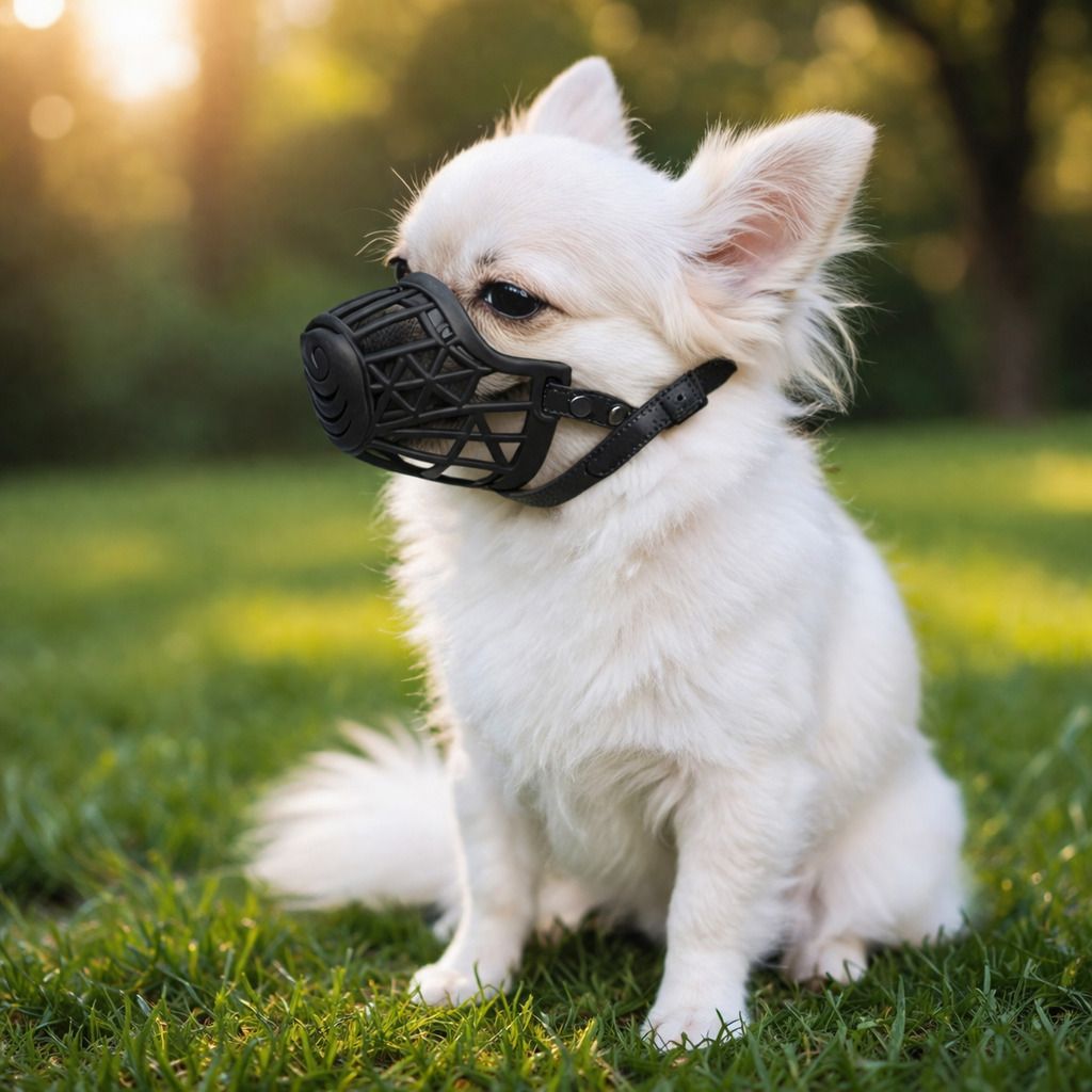 aomnistore Premium Breathable Dog Muzzle for Small Breeds – Comfortable & Secure Fit Mask Small Other Dog Muzzle-picture-9