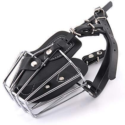 Anti-Bite and Anti-Bark Steel Muzzle Medium Other Dog Muzzle-image-31