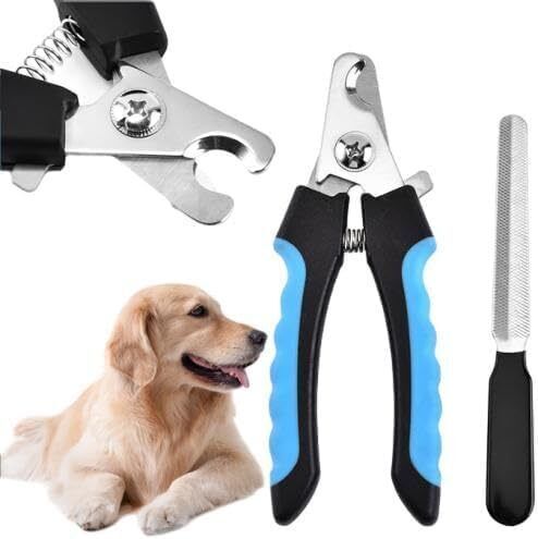 trendkart Pet Nail Cutter With Filer For Medium & Large Size, Professional Safety Guard Scissor Nail Clipper-picture-31
