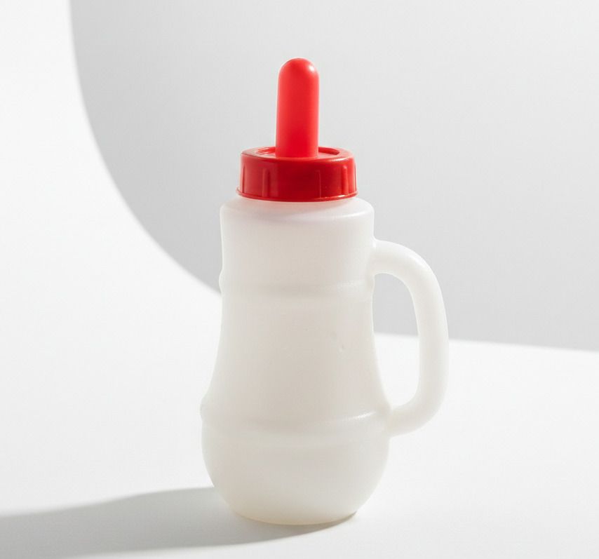 Calf Milk Feeding Bottlee with Food Grade Quality Nipple FOR COW BABY 2.5L Pet Nursing Kit-image-2