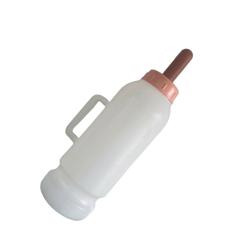 Heavy Duty Calf Feeding Bottle 1L with Soft Rubber Nipple for Newborn Calves Pet Nursing Kit-image-43