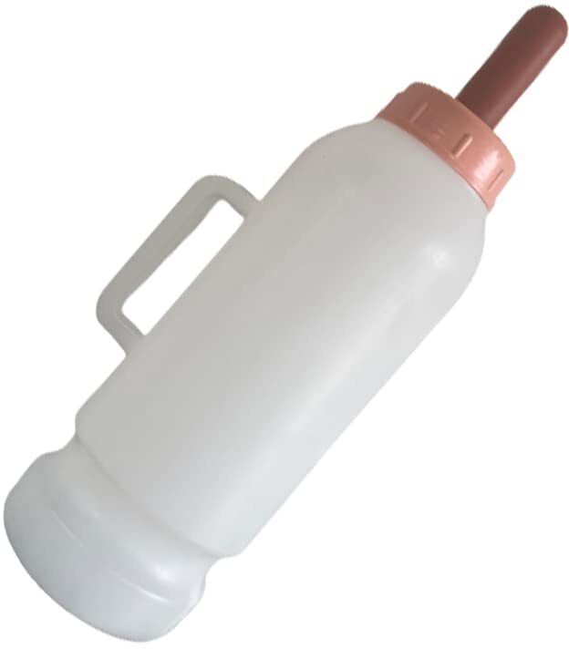 bethlehem Calf Milk Feeding Bottle with Nipple | Durable Plastic Feeding Bottle - plastic-picture-15