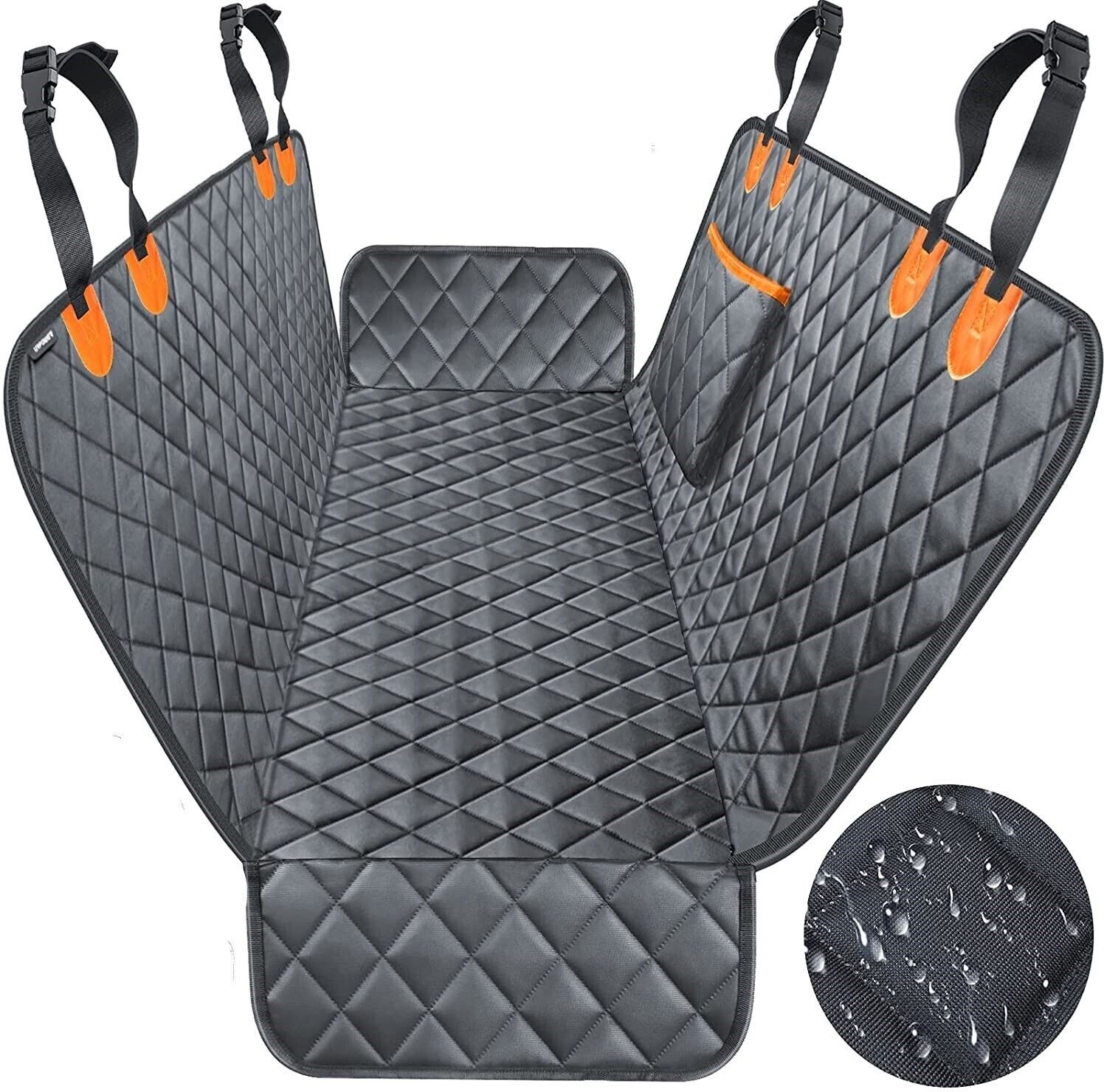 ashok enterprises 100%Waterproof Seat Cover for Pet-scratchproof Nonslip Backing for Cars Hammock Pet Seat Cover-picture-14