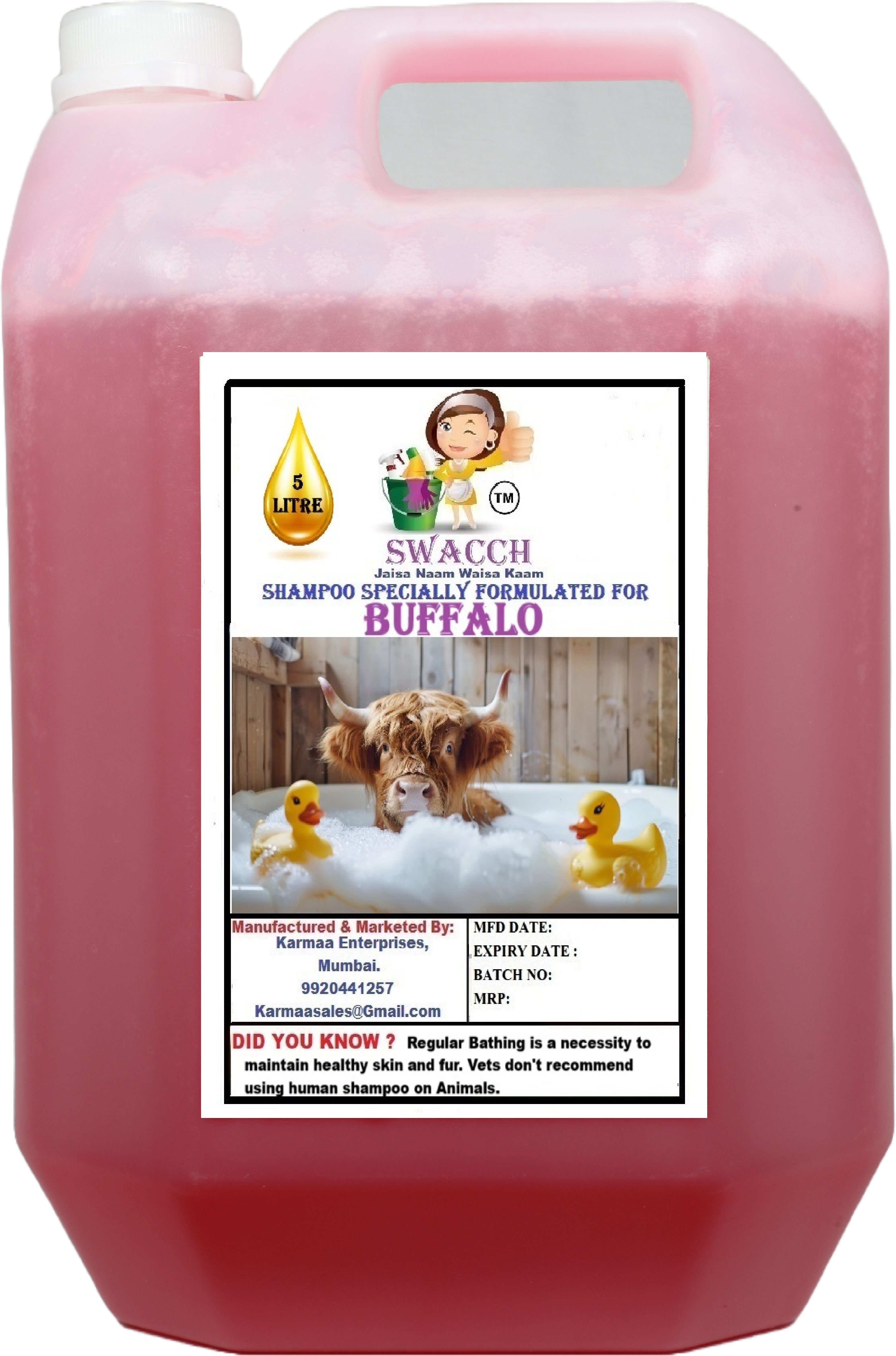 swacch Buffalo Shampoo Conditioning Jasmine Cow Shampoo-picture-33