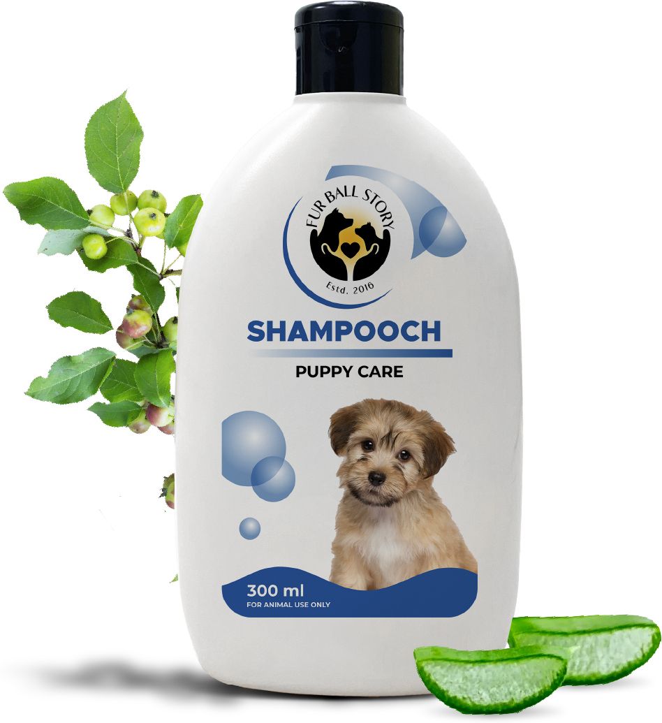 fur ball story Shampooch Puppy Care | Sulphate & Paraben Free | Vet Recommended | Ayurvedic Conditioning, Anti-Bacterial Mild Dog Shampoo-picture-48