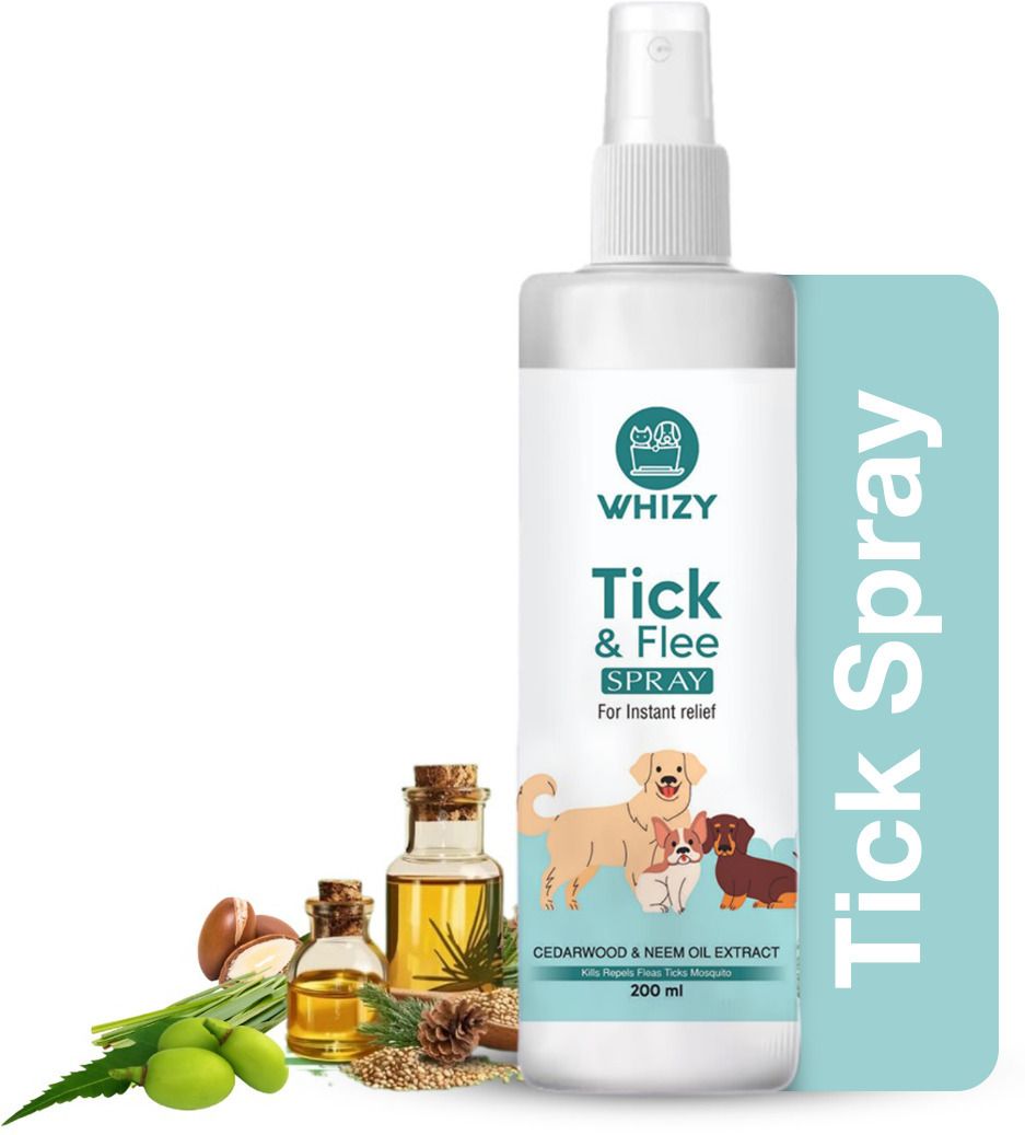 whizy Tick and Flea Spray for Dogs | Anti tick Spray for Dog | With Cedarwood Oil | Flea and Tick Lemongrass Dog Shampoo-picture-12