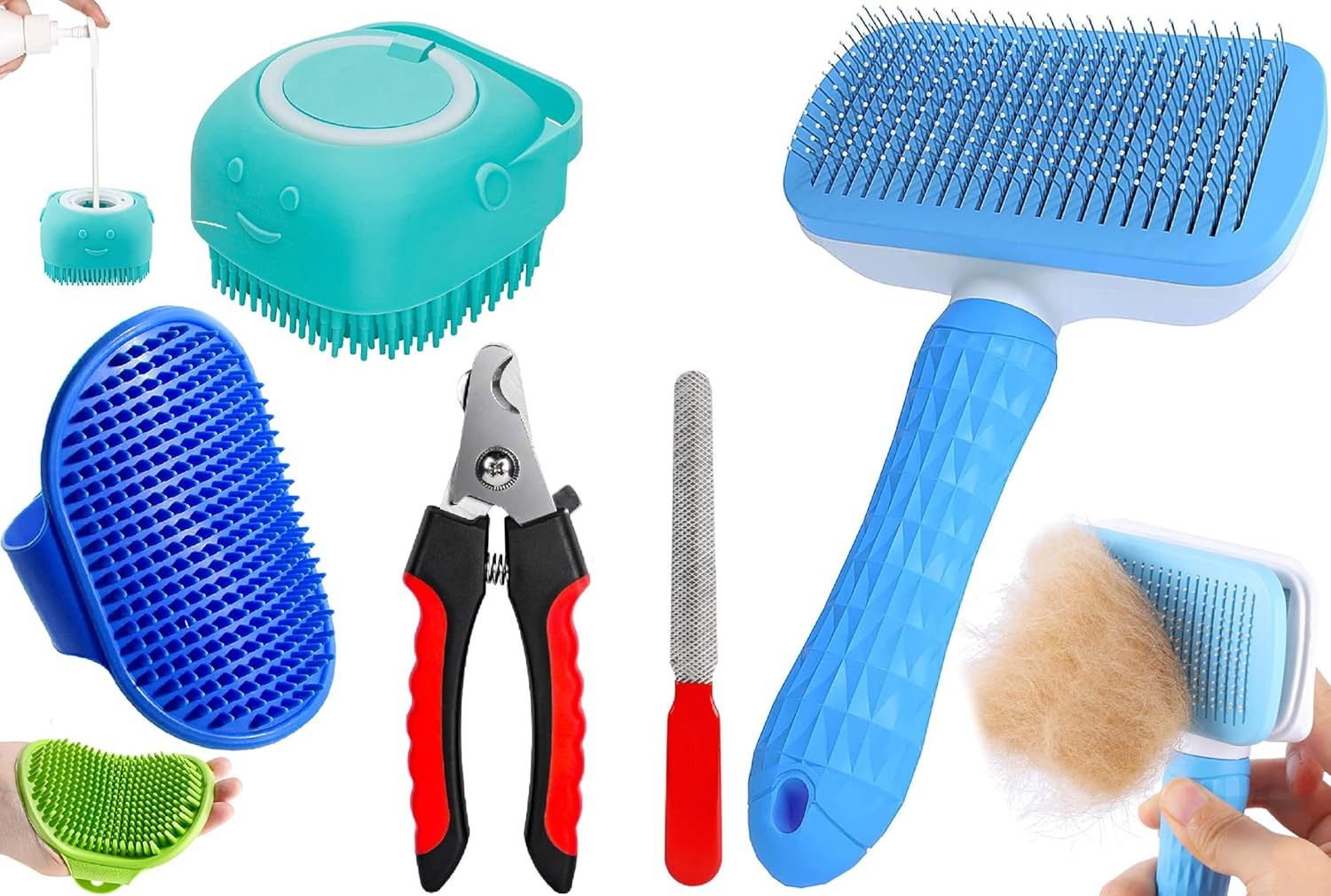 savepet Pet Grooming Kit for Dogs & Cats Pet Spa Kit-picture-42