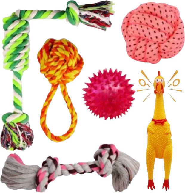 decorvaiz dog rope toy || Cotton Chew Toy For Dog & Cat-picture-45