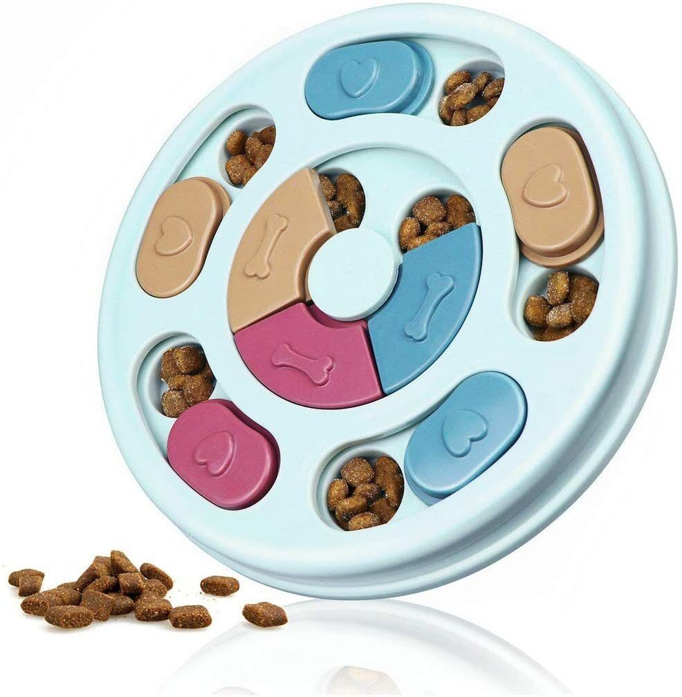 the dds store Dog Puzzle Toys, Dogs Slow Feeder Puzzle Toys for IQ Training 1 Piece Plastic Treat Dispensing Toy, Training Aid For Dog & Cat-picture-25
