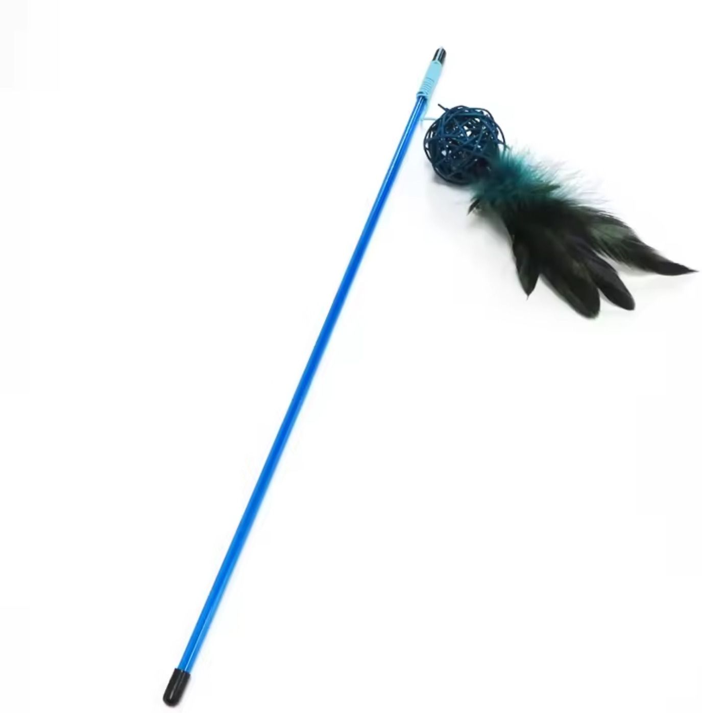 pet guard Interactive Cat Wand and Cat Feather Toys with Bells For Indoor Cat toys Plastic Fetch Toy For Dog & Cat-picture-10