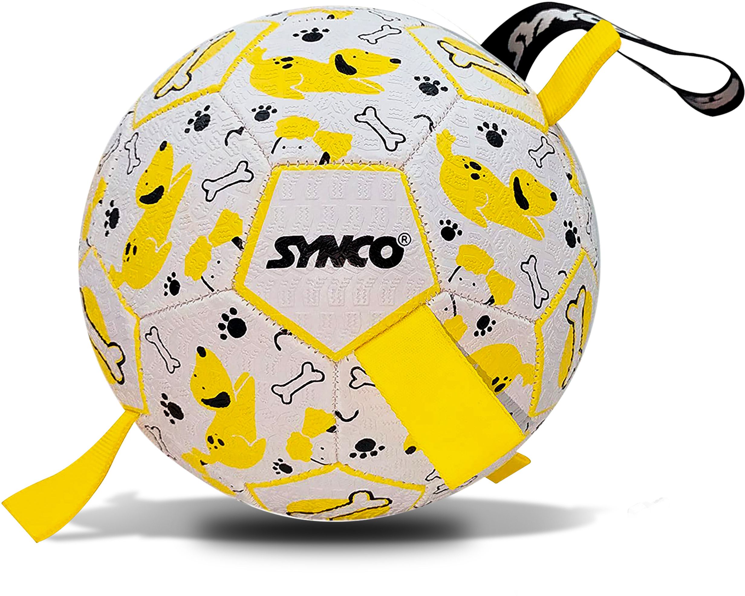 synco Dog Football with Holding Loops, Dog Toy Ball, Dog Training Football, Rubber Ball For Dog-picture-14