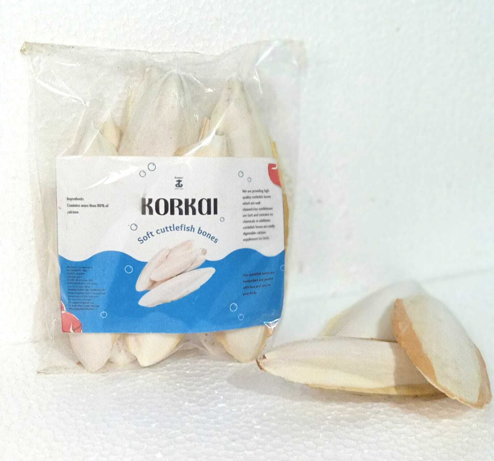 korkai Cuttlefish bones for birds budgies finches 100g Cotton Bone For Bird-picture-31