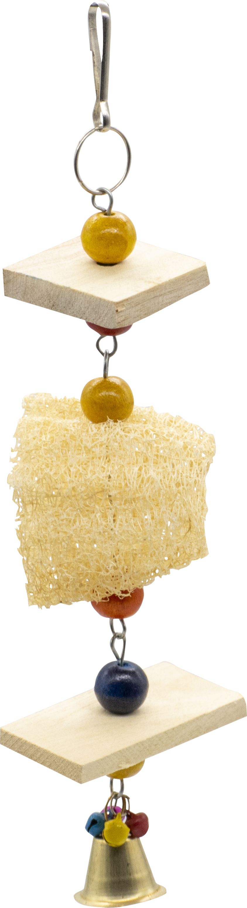 greenbirds TOYS Wooden Cage Hanging Toy For Bird Parrots, Budgies, Cockatiel, Love Birds Wooden Chew Toy, Training Aid, Perch For Bird-picture-42