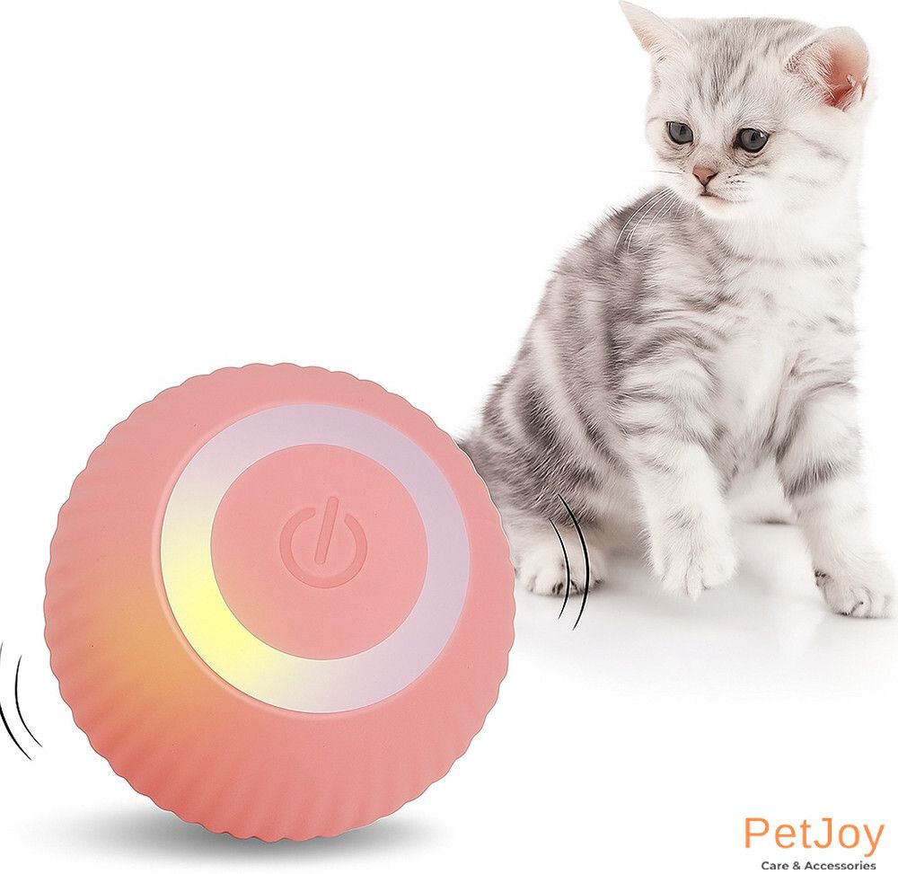 petjoy Cat Toy Ball Intelligent Funny Cat Ball 360 Degree Rotatable Cat Toys Silicone Ball For Cat-picture-43