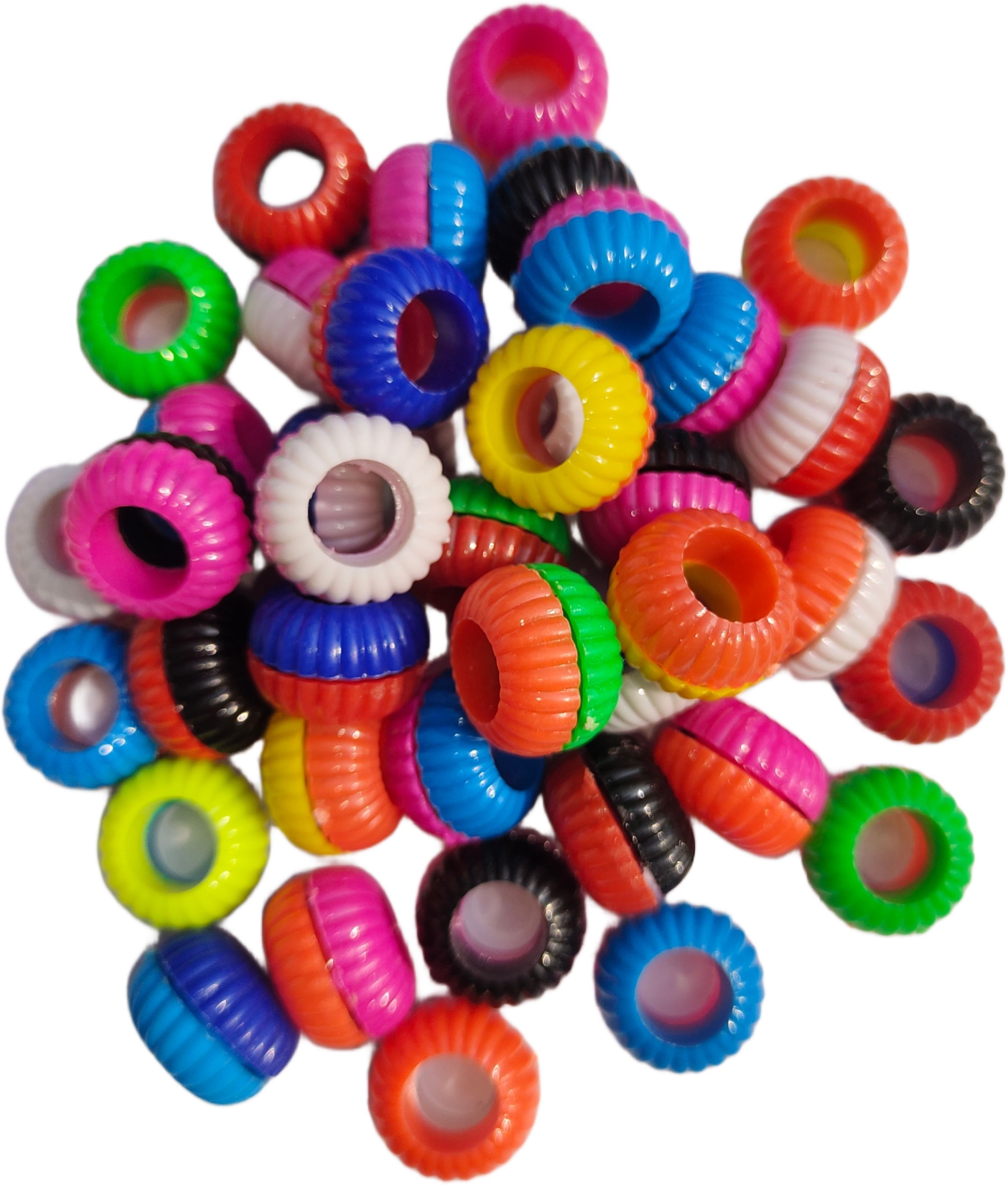 harinder Double multicolor pigeon foot ring 40 pcs Plastic Perch For Bird-picture-14