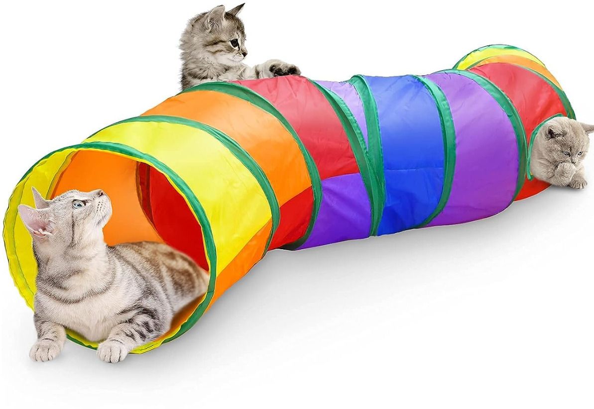 pet guard Cat Toys Cat Tunnel Kitty Puppy Toys for Puzzle Exercising Pet Tube Polyester Training Aid For Cat-picture-26