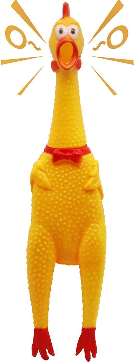petjoy Natural Latex Rubber (SQUEAKY CHICKEN) Dog Chew Toy Rubber, Silicone Chew Toy, Squeaky Toy For Dog & Cat-picture-21