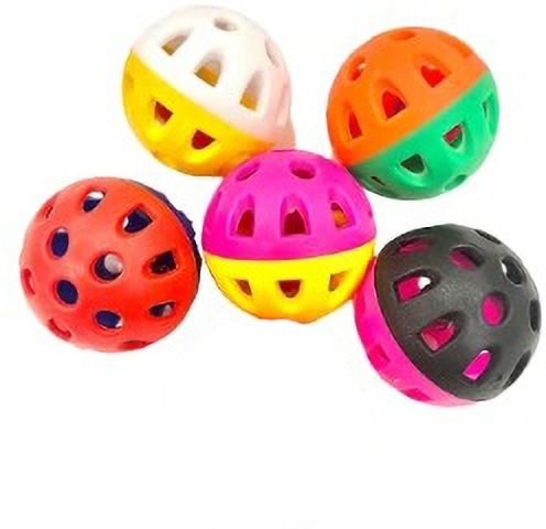 stmm Bird Toy for Parakeet, Cockatiel, Parrots (Pack of 5) Plastic Ball For Bird-picture-30
