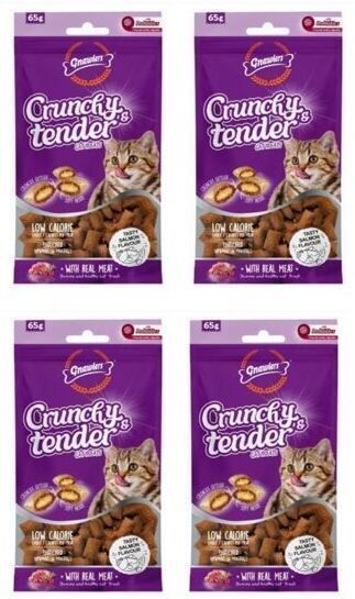 Gnawlers Crunchy & Tender Cat Treats Crunchy Outside, Soft Inside Salmon Cat Treat-picture-13