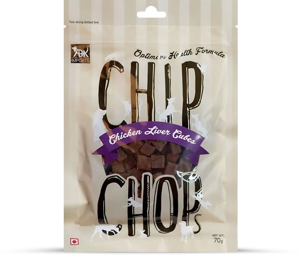 chip chops Chicken Liver Cubes Dog Meaty Treat - 70 gm Chicken Dog Treat-picture-27