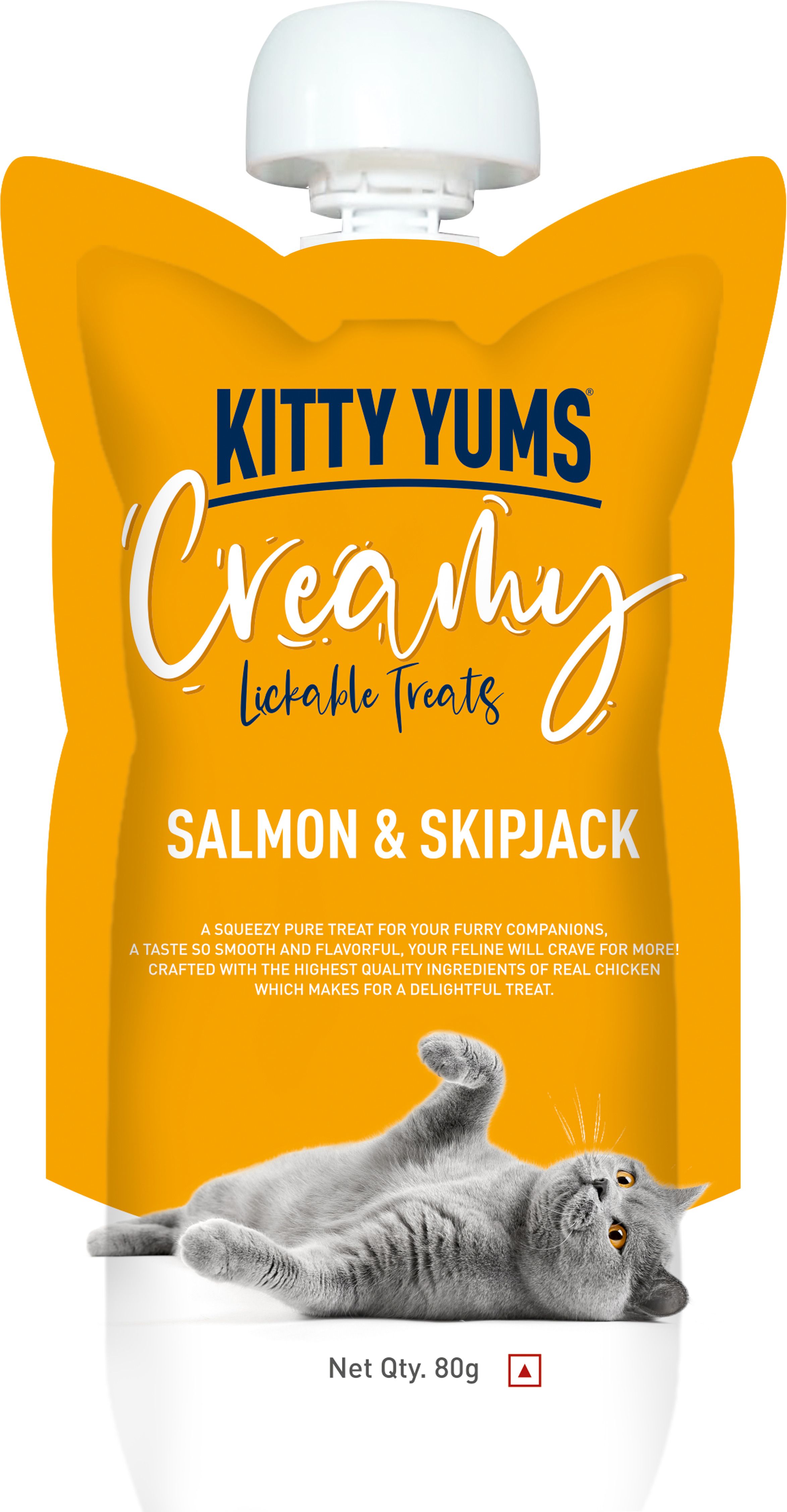 Creamy Skipjack & Salmon Cat Treat-image-33