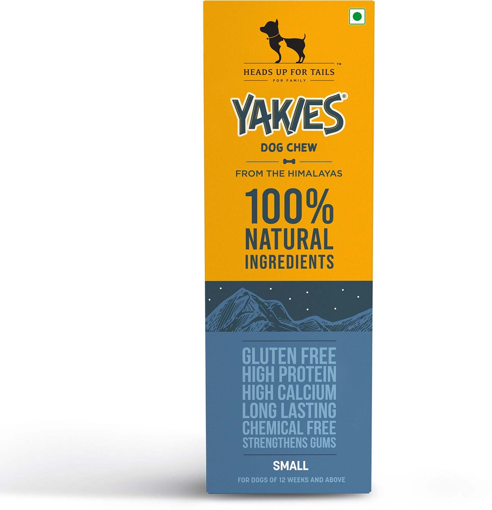 heads up for tails Yakies 100% Natural & Vegetarian Chew Bone - M Vegetable Dog Treat-picture-17