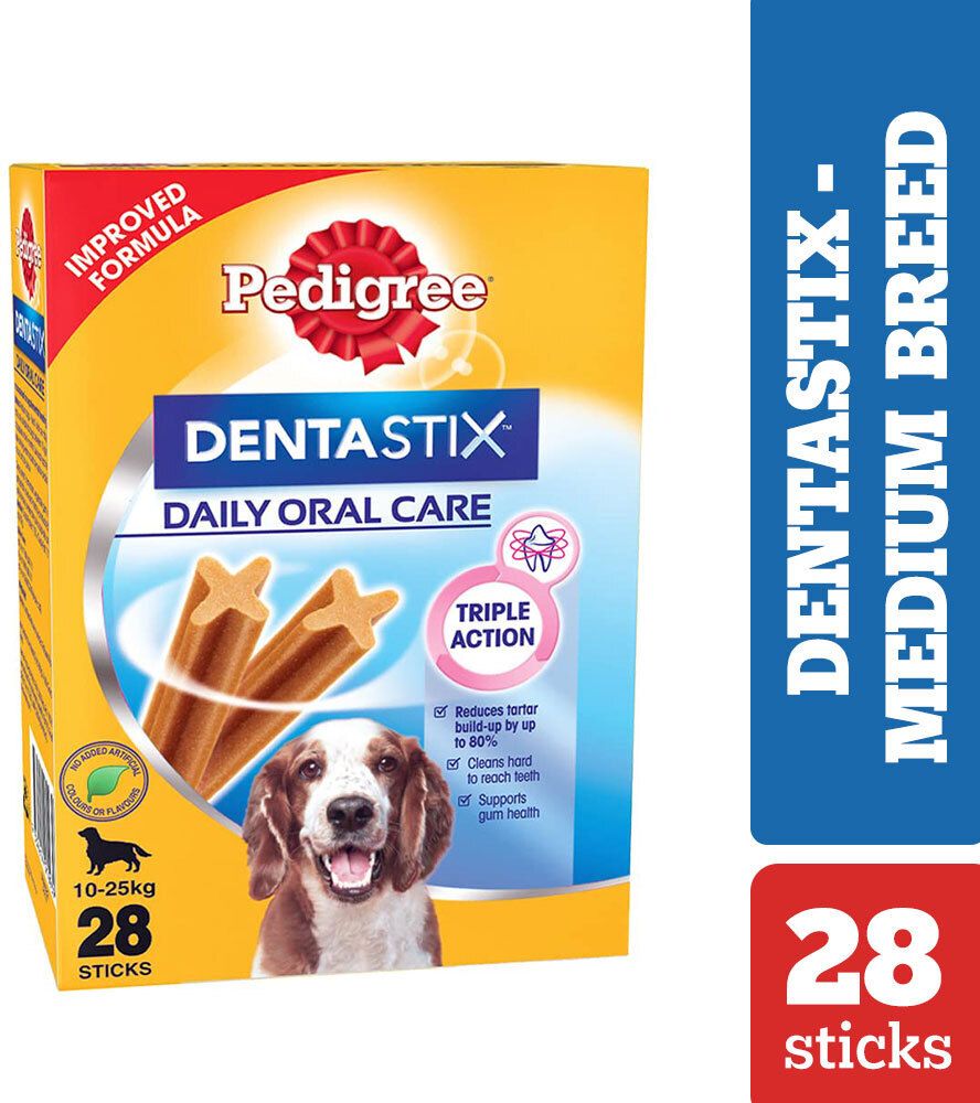 Dentastix Medium Breed Chicken Dog Treat-image-2
