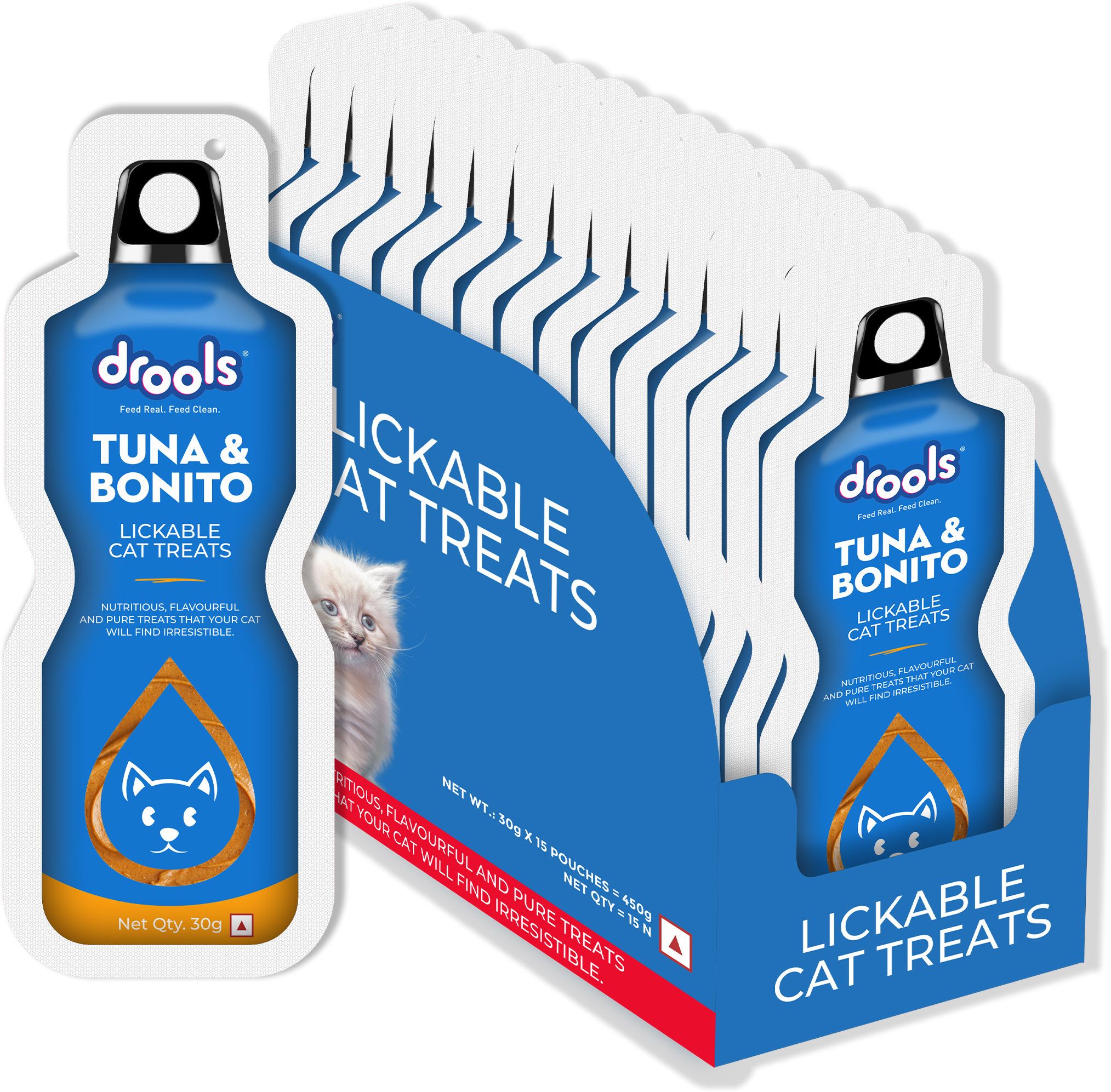 drools Creamy Lickable (30gm x 15) Banito & Tuna Cat Treat-picture-24