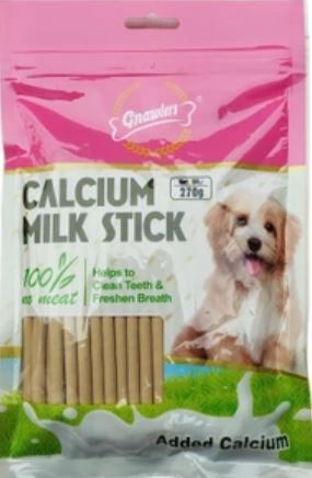 Gnawlers Calcium Milk Stick for Dogs/Puppies , Calcium Treats Chicken, Milk Dog Treat-picture-19