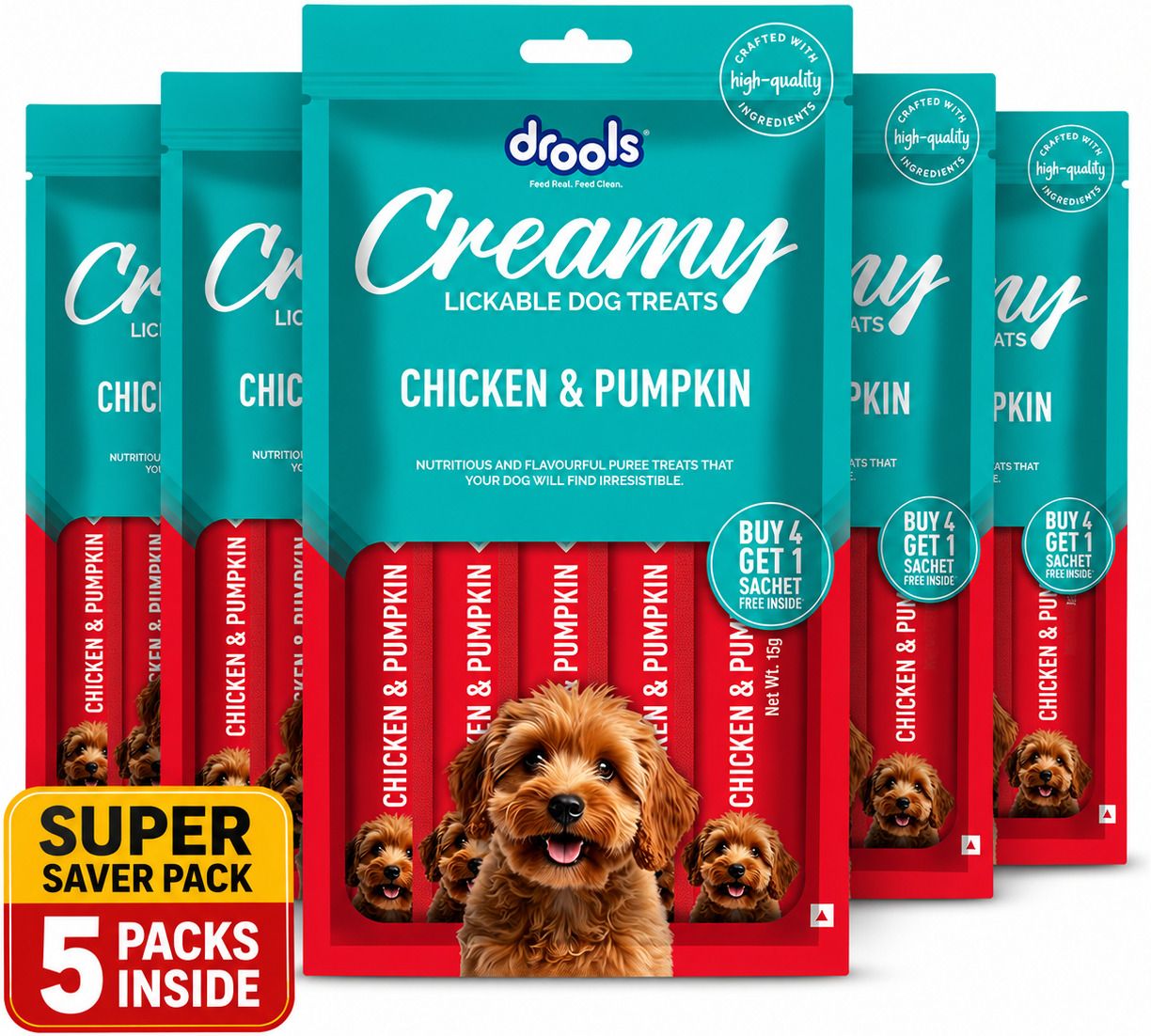 drools Dog Treats Creamy Chicken & Pumpkin Tasty & Nutritious Snack for All Breeds Chicken, NA Dog Treat-picture-10