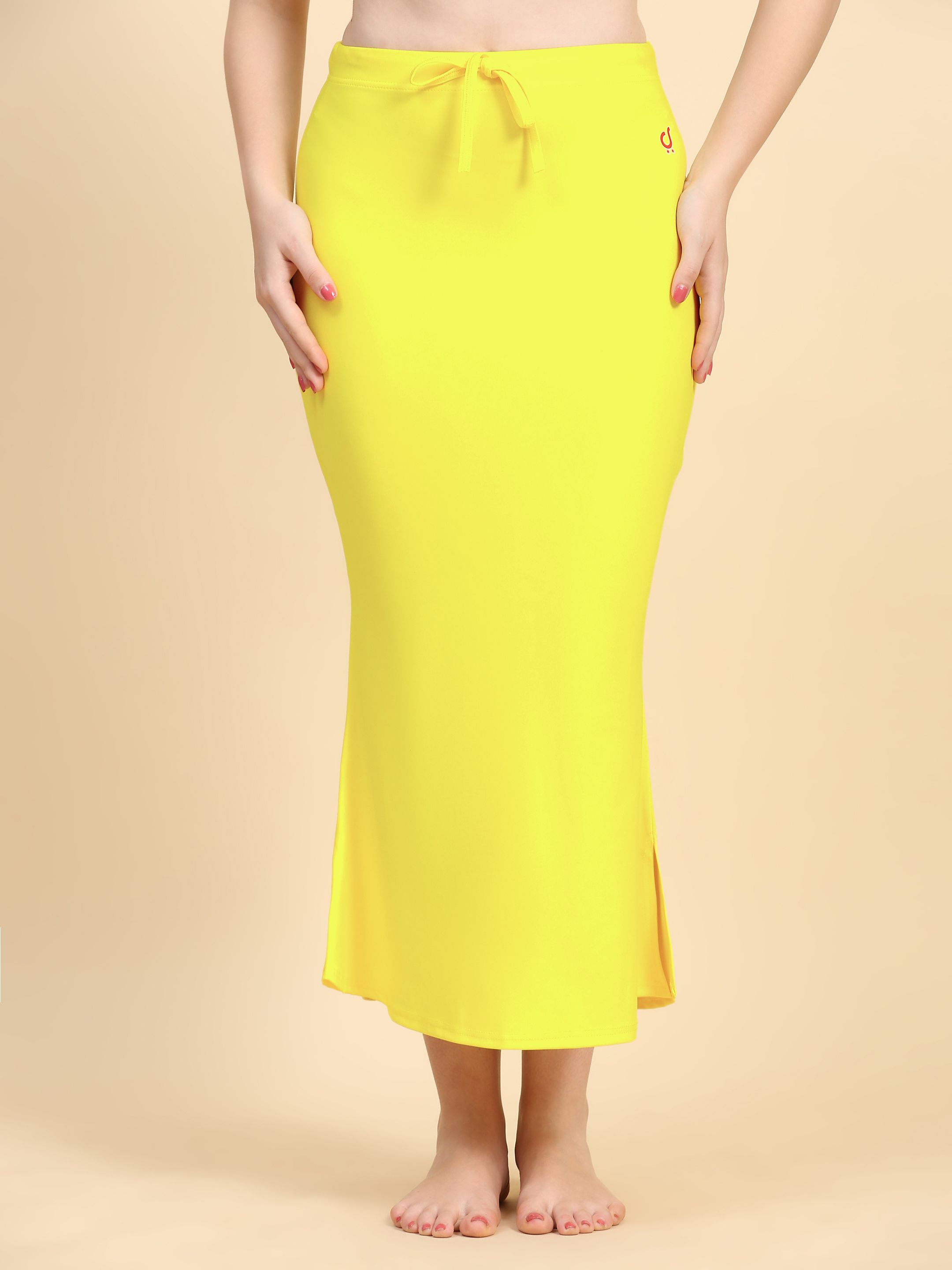 Trendmalls New.P01-Yellow Lycra Blend Petticoat-picture-39