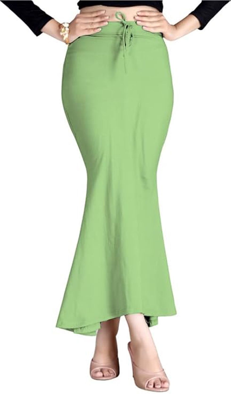 KITKET FASHION PETTICOAT PISTA GREEN Pure Cotton Petticoat-image-33