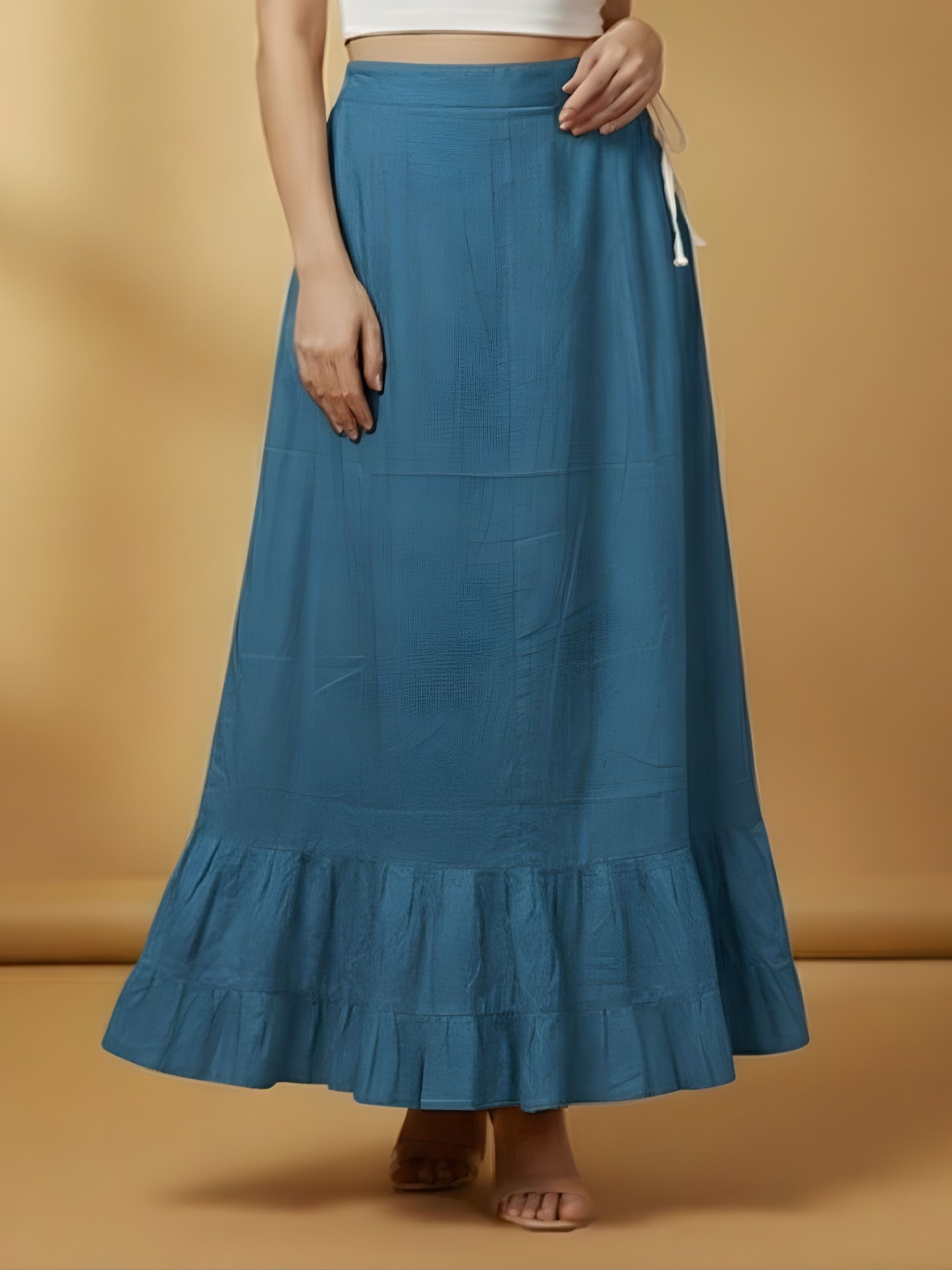 BELIZSSHOUSE 11-PRIME-DJ-134-DARKSLATEBLUE Pure Cotton Petticoat-image-12