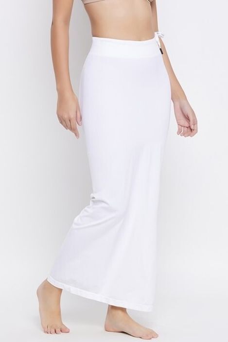 VDIHATA FASHION White Color Fish Cut Solid Lycra Blend Saree Shapewear Petticoat For Women Lycra Blend Petticoat-picture-24